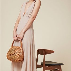 Adularia Dress Reformation worn 2x in Chapagne